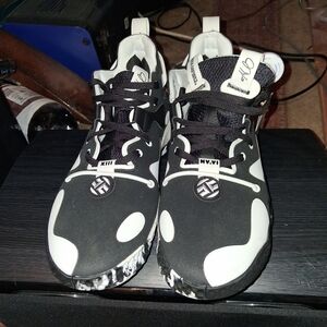 adidas Black and White Athletic Shoes